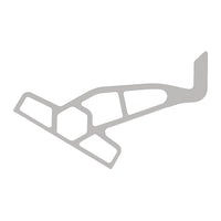 Minn Kota Raptor Jack Plate Adapter Bracket  Port  2 Setback  6 Rise  White 1810368