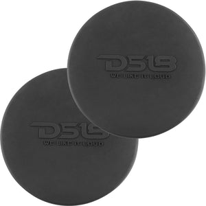 DS18 Silicone Marine Speaker Cover f65 Speakers  Black CS6BK