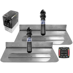 Bennett Marine 24x12 Hydraulic Trim Tab System wOne Box Indication 2412OBI