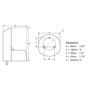 Hella Marine NaviLED PRO Deck Mount Adapter  White 241287812