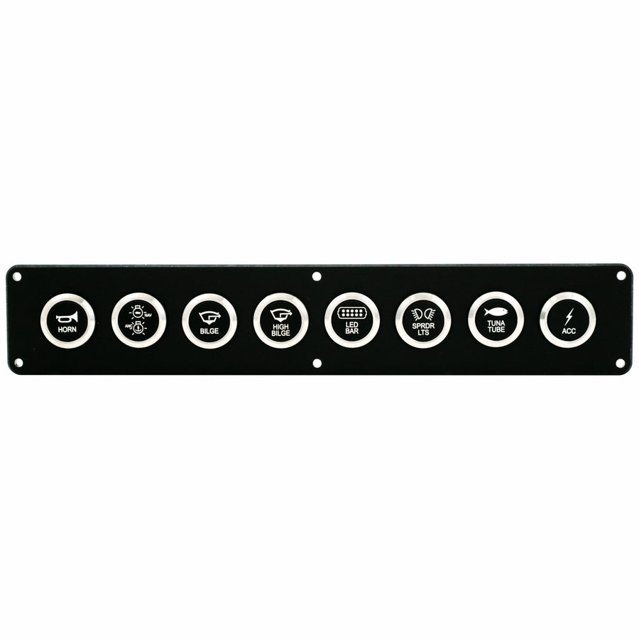 8 Switch 22mm Push Button Panel