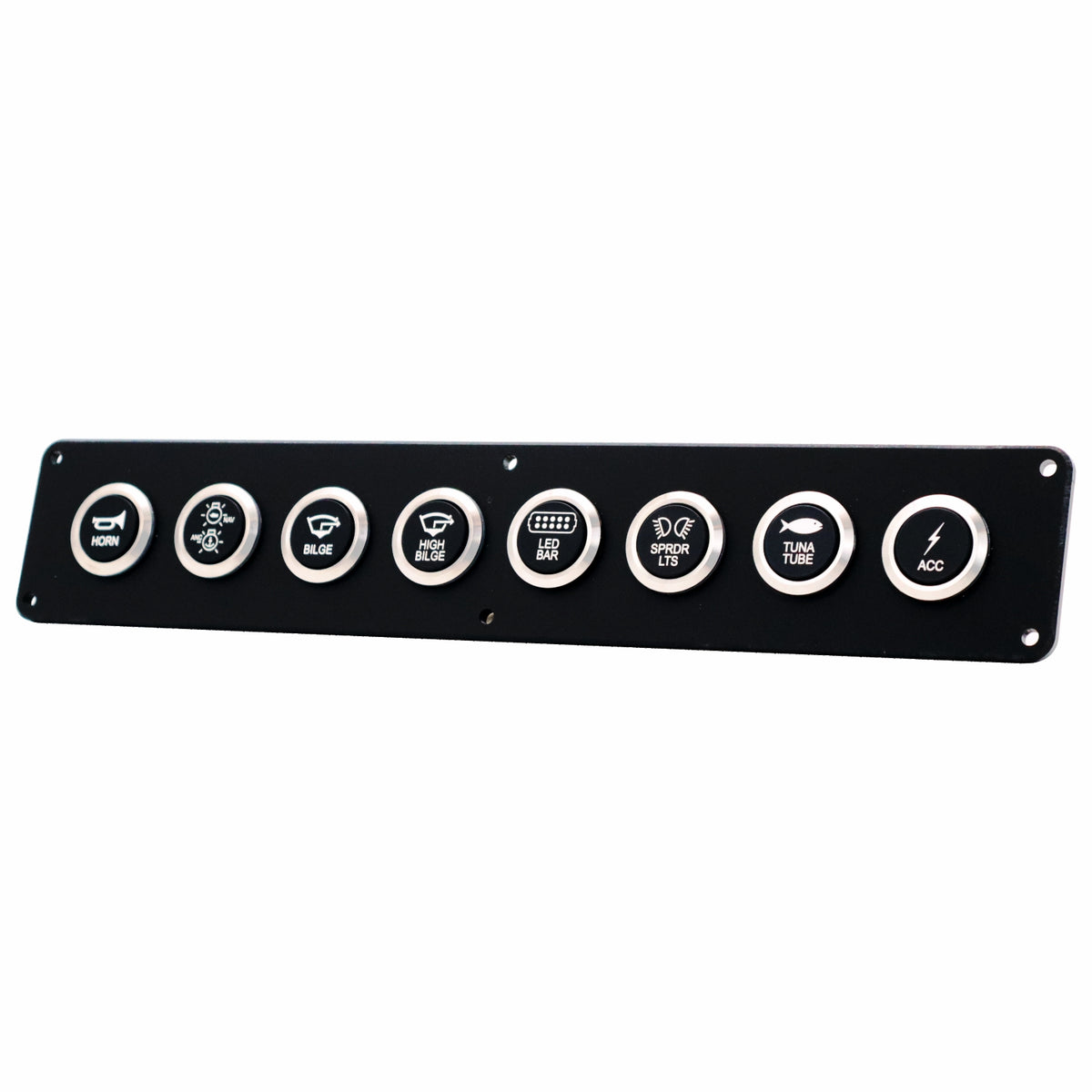 8 Switch 22mm Push Button Panel