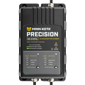Minn Kota OnBoard Precision Charger MK212 PCL 2 Bank x 6 AMP LI Optimized Charger 1832121