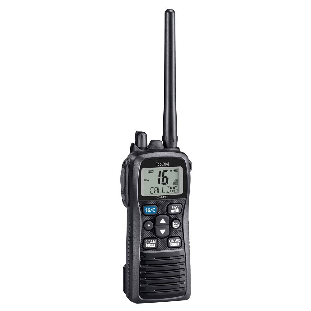 Icom M73 Submersible Handheld VHF Marine Radio  6W M73 61