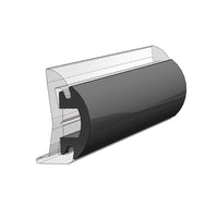 TACO 70 Flexible Black Rub Rail Insert 1316 x 12 V124144BKA701