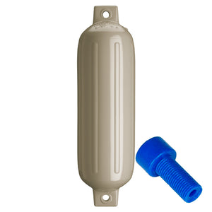 Polyform G4 Twin Eye Fender 65 x 22  Sand wAdapter G4 SAND WAIR ADAPTER