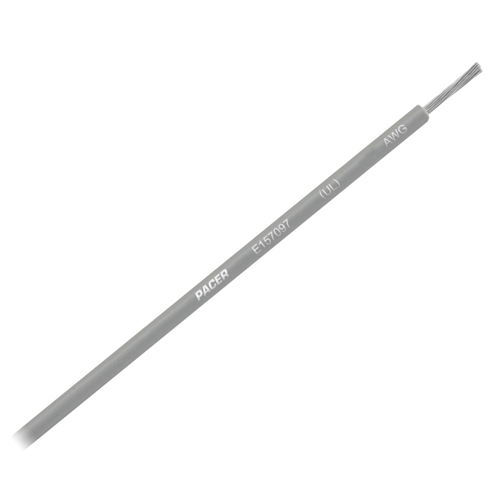 Pacer Grey 12 AWG Primary Wire  25 WUL12GY25