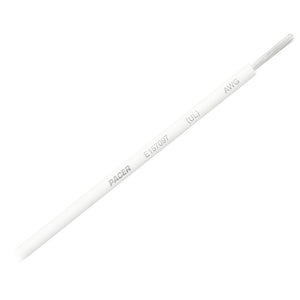 Pacer White 12 AWG Primary Wire  25 WUL12WH25
