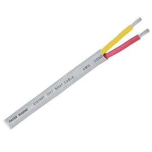 Pacer 162 AWG Round Safety Duplex Cable  RedYellow  250 WR162RYW250