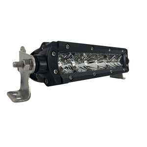 Black Oak Pro Series 30 Single Row 6 LED Light Bar  Combo Optics  Black Housing 6CS5OS