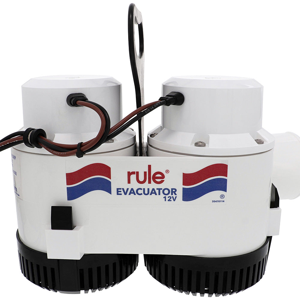 Rule 7700D GPH Evacuator High Volume Utility Pump  12V 7700D