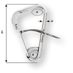Wichard Automatic Mooring Hook  170mm Length  61116 02329
