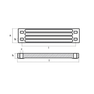 Tecnoseal Zinc Yamaha Bar Anode fEngine Bracket 011121