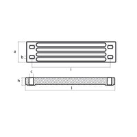 Tecnoseal Aluminum Yamaha Bar Anode fEngine Bracket 011121AL