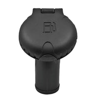 Attwood Deck Fill fCarbon Canister System  Angled Body  Scalloped Black Plastic Cap 99DFCCAB1S