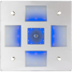 SeaDog Square LED Mirror Light wOnOff Dimmer  White  Blue 4018403
