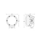 RIGID Industries 360 Series 4 Spot wAmber Pro Lens  Pair 36123