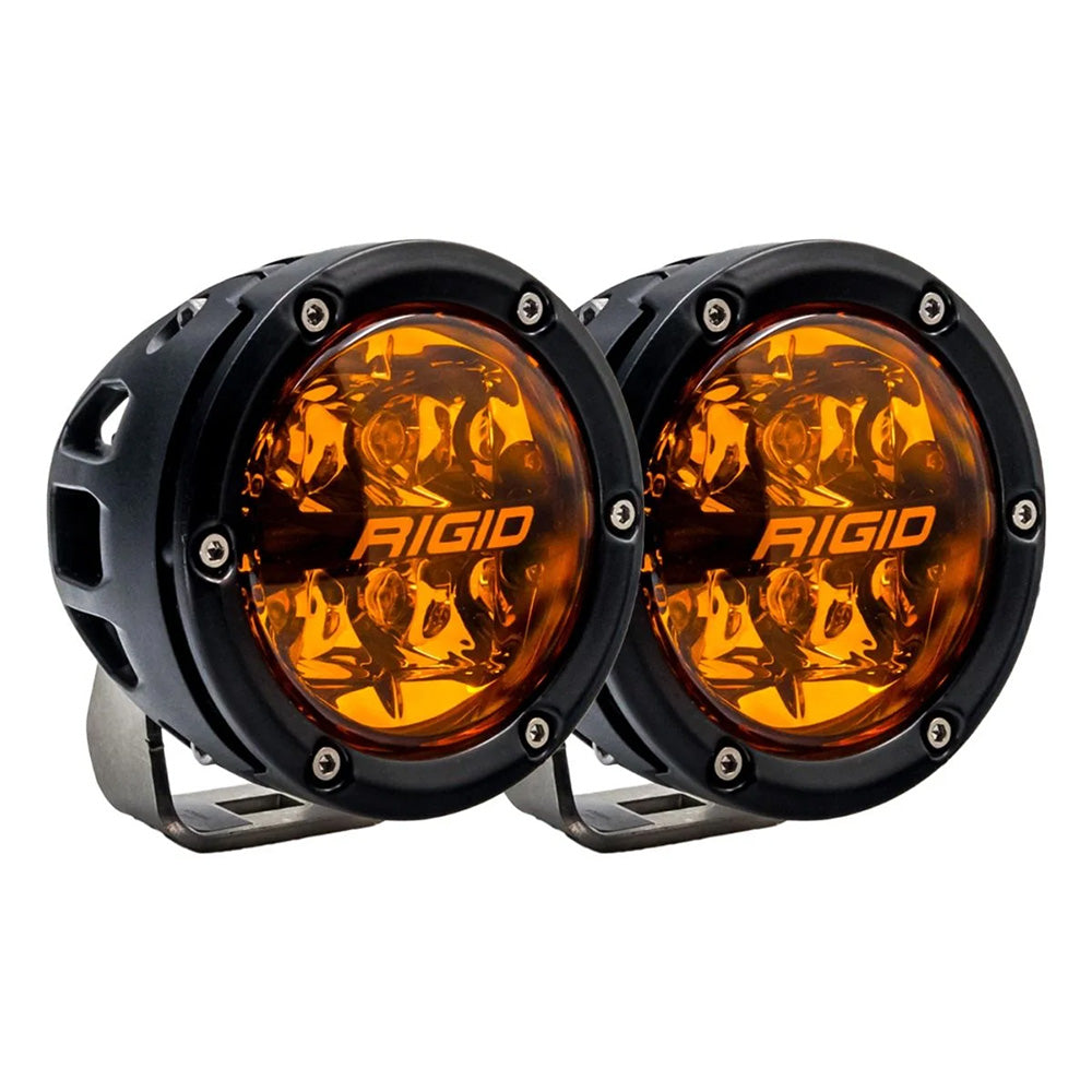 RIGID Industries 360 Series 4 Spot wAmber Pro Lens  Pair 36123