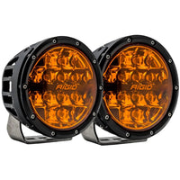 RIGID Industries 360 Series 6 Spot wAmber Pro Lens  Pair 36210