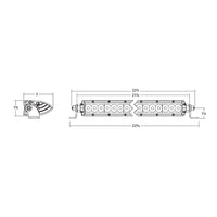 RIGID Industries SR Series 20 Spot wAmber Pro Lens 922314