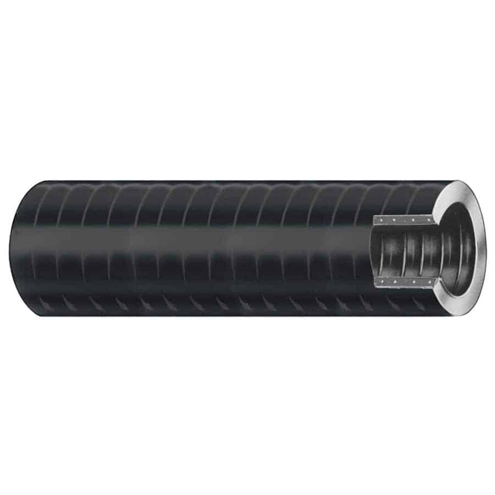 Trident Marine 118 x 50 VAC XHD Bilge  Live Well Hose  Hard PVC Helix  Black 1491186