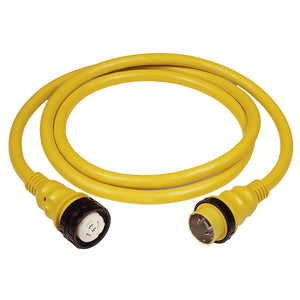 Marinco 50AMP 125250V Shore Power Cable  12  Yellow 6152SPP12SC