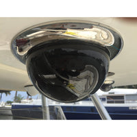 Iris Miniature Marine PTZ Dome Camera  Stainless Bezel  HiDef Ethernet IP  10x Digital Zoom  4 in 1 Video Format
