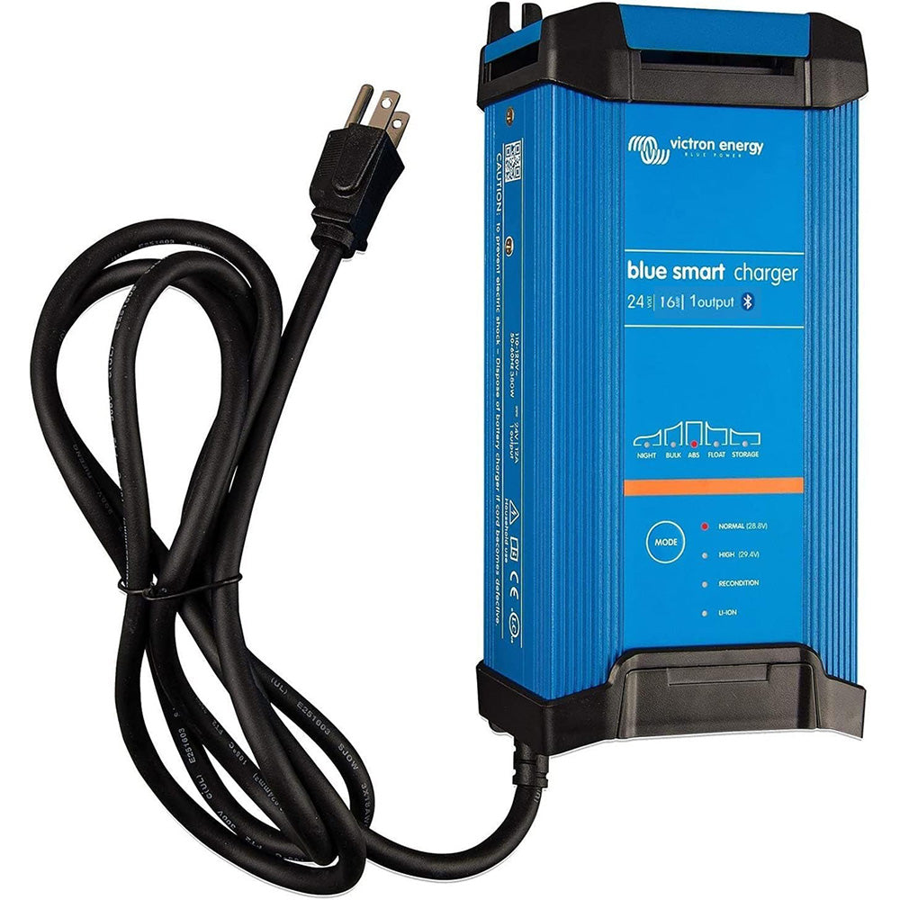 Victron Blue Smart IP22 24VDC 16A 1 Bank 120V Charger  Dry Mount BPC241647102