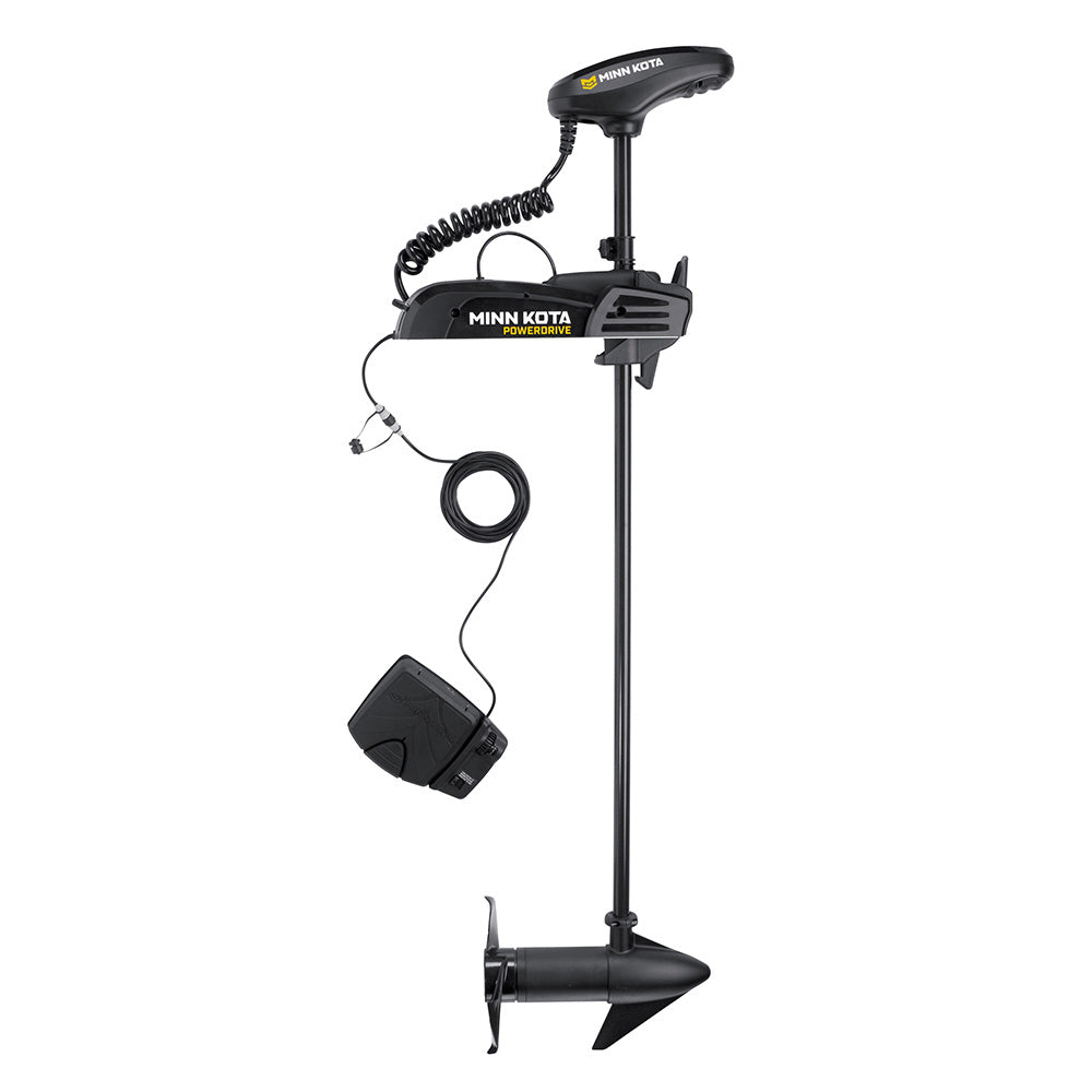 Minn Kota PowerDrive 55 Trolling Motor wFoot Pedal  Dual Spectrum CHIRP  12V  55LB  54 1358450