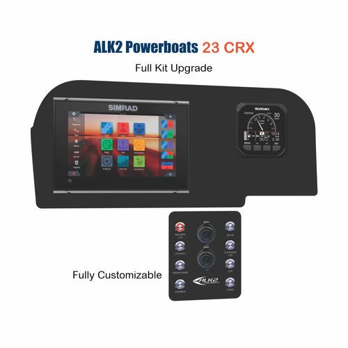 ALK2 Powerboats 23 CRX Full Kit Replacement with custom etching