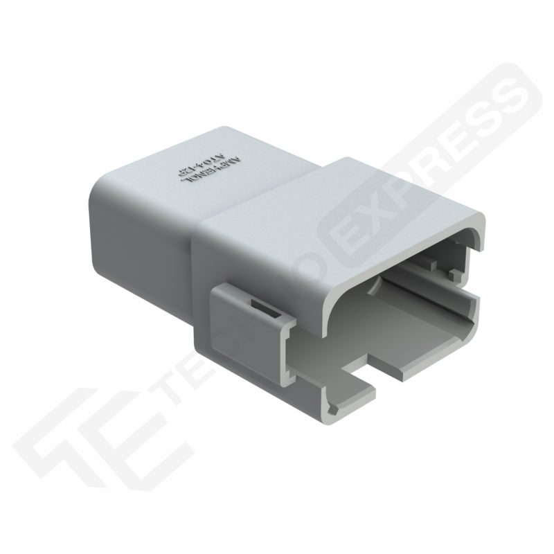 Amphenol AT04-12PA 12-way male DT series receptacle connector, molded plastic housing