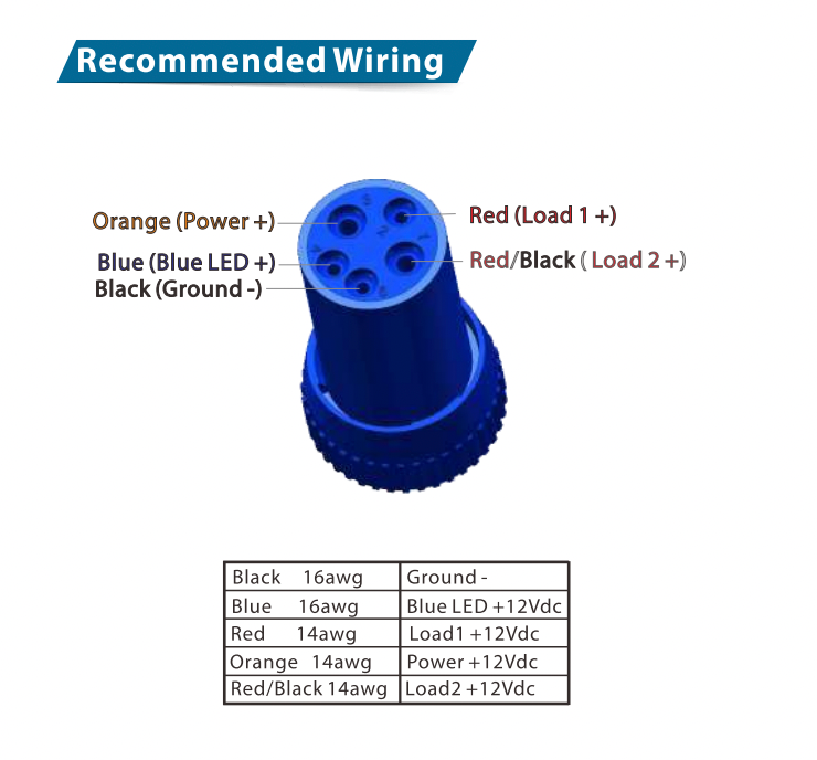 22mm Bluewater DIMMER Switch Body