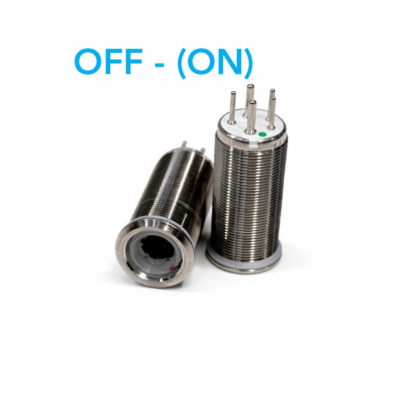 Bluewater 22mm OFF - (ON) momentary switch body with stainless threaded barrel