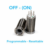 Bluewater 22mm OFF - (ON) resettable momentary switch body with stainless bezel