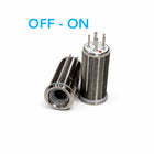 Bluewater 22mm OFF - ON switch body with stainless threaded housing