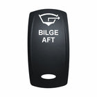 Technoexpress Shop BILGE AFT marine rocker switch actuator with white bilge label and icon