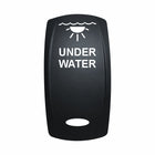 Technoexpress Shop black rocker switch labeled "UNDER WATER" with underwater light icon