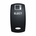 Technoexpress black rocker switch labeled ELECT with electronics display icon