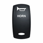 Technoexpress Shop black rocker switch labeled HORN with white trumpet icon