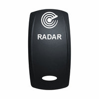 Technoexpress Shop RADAR rocker switch actuator with radar icon and white RADAR label