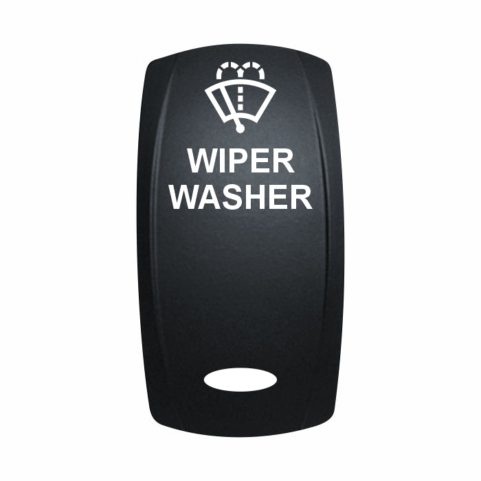 Technoexpress Shop WIPER WASHER rocker switch actuator with white wiper icon and label