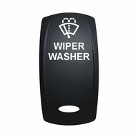 Technoexpress Shop WIPER WASHER rocker switch actuator with white wiper icon and label