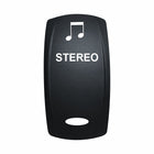 Technoexpress Shop black rocker switch labeled STEREO with white music-note icon