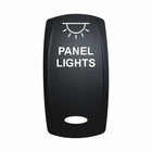 Technoexpress Shop black rocker switch labeled PANEL LIGHTS with light icon