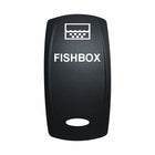 Technoexpress Shop black rocker switch labeled FISHBOX with fishbox icon