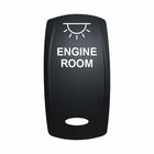 Technoexpress Shop ENGINE ROOM rocker switch actuator with white light icon