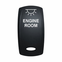 Technoexpress Shop ENGINE ROOM rocker switch actuator with white light icon