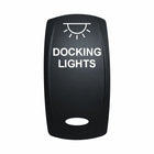 Technoexpress Shop black rocker switch labeled "DOCKING LIGHTS" with a light icon