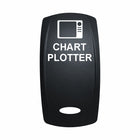 Technoexpress Shop CHART PLOTTER rocker switch actuator with screen icon and oval cutout