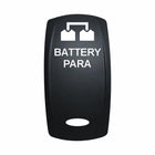 Technoexpress Shop BATTERY PARA rocker switch with battery-parallel icon and white label